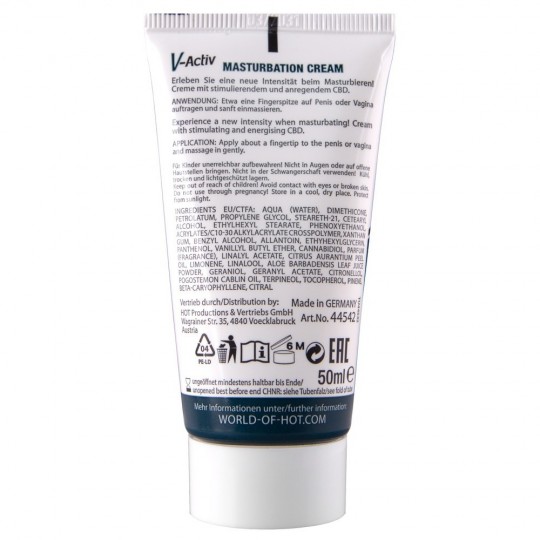 V-ACTIV UNISEX MASTURBATION CREAM