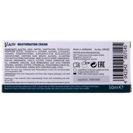 V-ACTIV UNISEX MASTURBATION CREAM