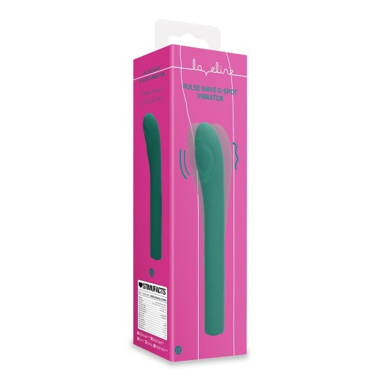 VIBRADOR DE PUNTO G PULSE WAVE - CRISTAL VERDE