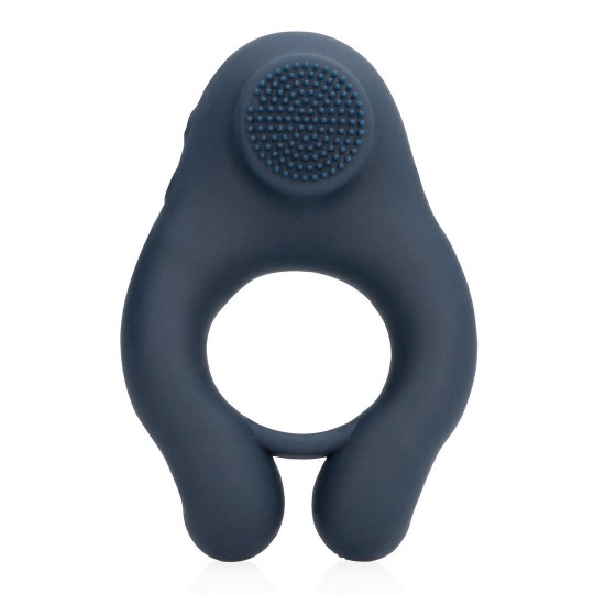 ANILLO VIBRADOR CON ESTIMULACIÓN DEL CLÍTORIS - AZUL ÍNDIGO