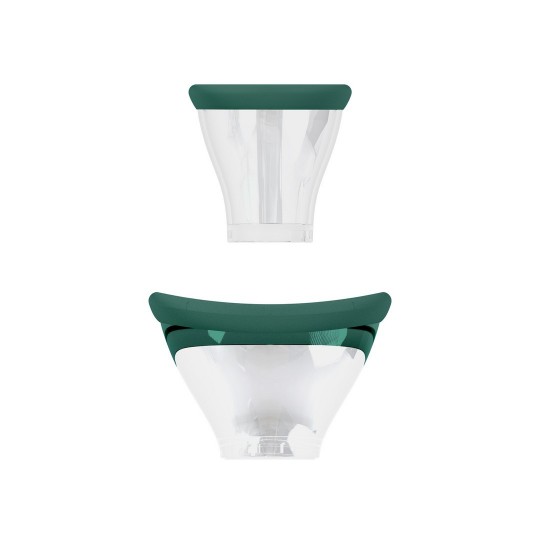 BOOST - RECHARGEABLE VULVA AND BREAST PUMP - FOREST GREEN