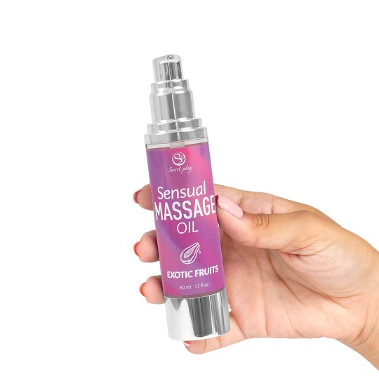 HUILE DE MASSAGE AUX FRUITS EXOTIQUES 50 ML SECRET PLAY