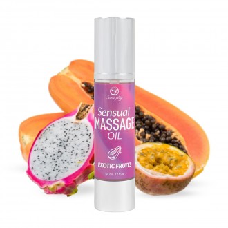 ÓLEO DE MASSAGEM AROMA FRUTAS EXÓTICAS 50 ML SECRET PLAY