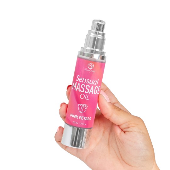 OLIO DA MASSAGGIO AROMATICO AI PETALI DI ROSA 50 ML SECRET PLAY