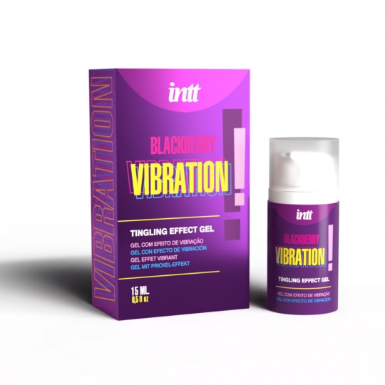 GEL CON VIBRACIÓN VIBRATION BLACKBERRY INTT 15ML