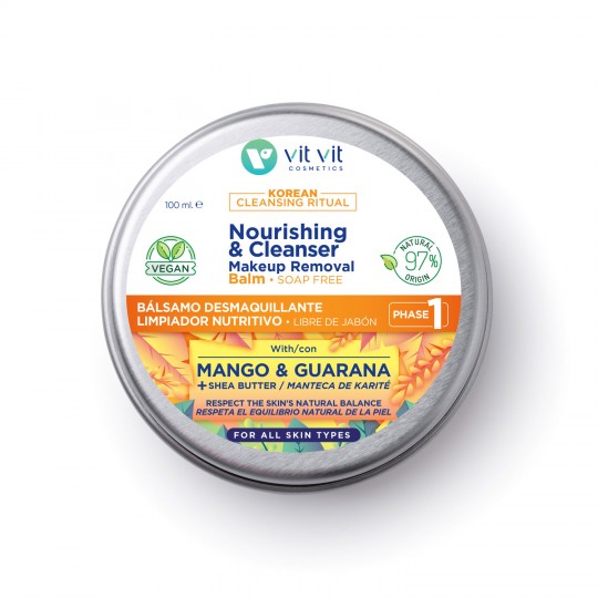 BÁLSAMO NUTRITIVO E DESMAQUILHANTE KOREAN BEAUTY 100ML VIT VIT COSMETICS