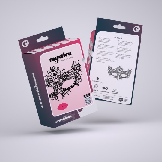 PACK DE 30 MASQUE EN DENTELLE NOIR MYSTICA CRUSHIOUS