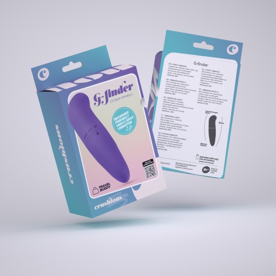 PACK DE 30 MASSEUR MINI G-FINDER VIOLET CRUSHIOUS