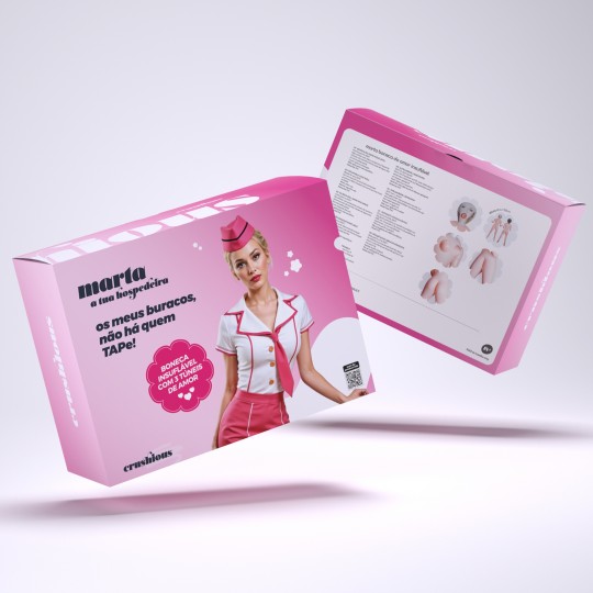 MARTA LA AZAFATA MUÑECA INFLABLE RUBIA CRUSHIOUS