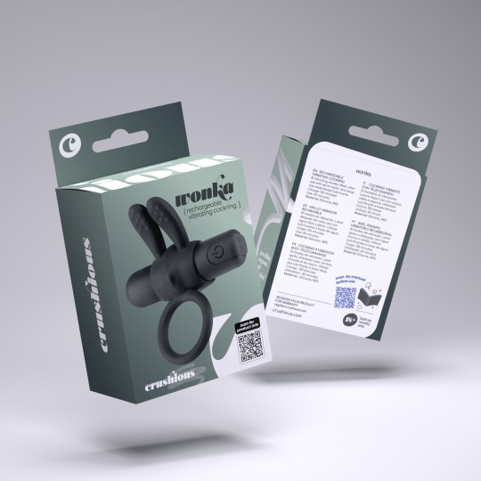 5 + 1 GRATUITO WONKA ANILLO PARA EL PENE CON BALA VIBRADORA RECARGABLE CRUSHIOUS