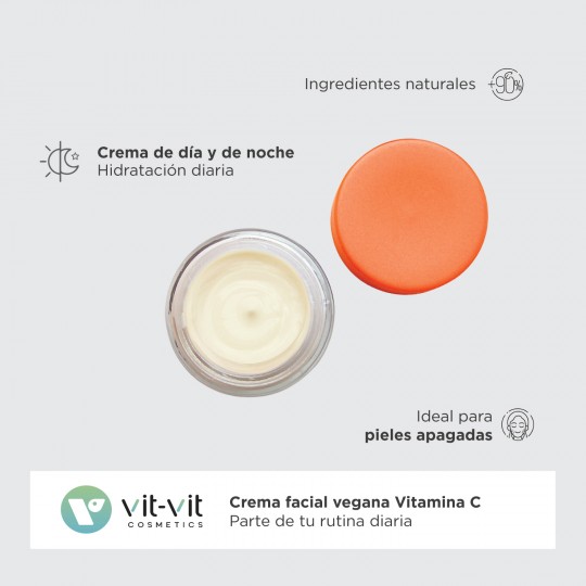 CRÈME DE JOUR ILLUMINATRICE VITAMIN C 50ML VIT VIT COSMETICS