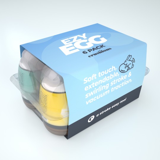 SCATOLA DI 6 UOVA MASTURBATRICI EZY EGG CRUSHIOUS
