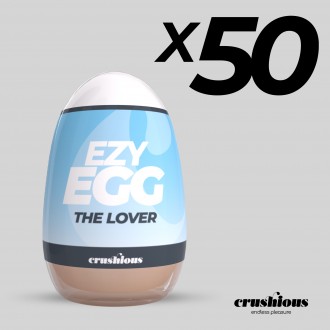 УПАКОВКА ИЗ 50 МАСТУРБАТОРОВ CRUSHIOUS EZY EGG THE LOVER