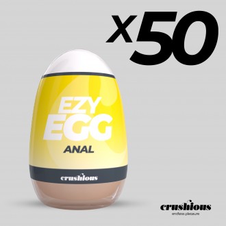 УПАКОВКА ИЗ 50 ЯИЦ CRUSHIOUS EZY EGG АНАЛЬНЫЙ МАСТУРБАТОР ЯЙЦО