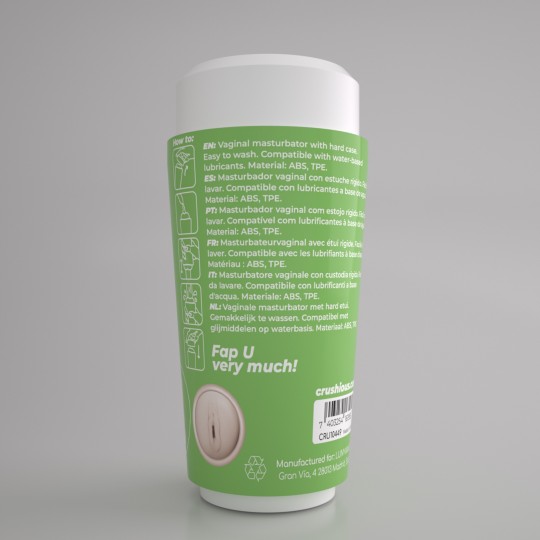 CRUSHIOUS FAPPUCINO CREAMY PUSS PORTABLE VAGINAL MASTURBATOR