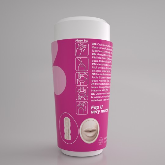 FAPPUCINO MASTURBATEUR ORAL PORTABLE SWEET KISS CRUSHIOUS