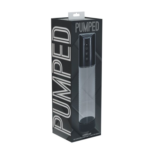 HYPERPUMP - RECHARGEABLE PENIS PUMP - GUN METAL