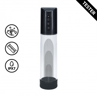 HYPERPUMP - RECHARGEABLE PENIS PUMP - GUN METAL - TESTER