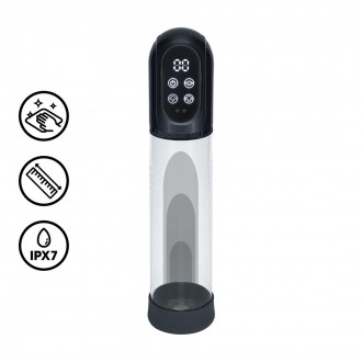 ENGAGE - AUTOMATIC WATERPROOF PENIS PUMP AND MASTURBATOR - GUN METAL