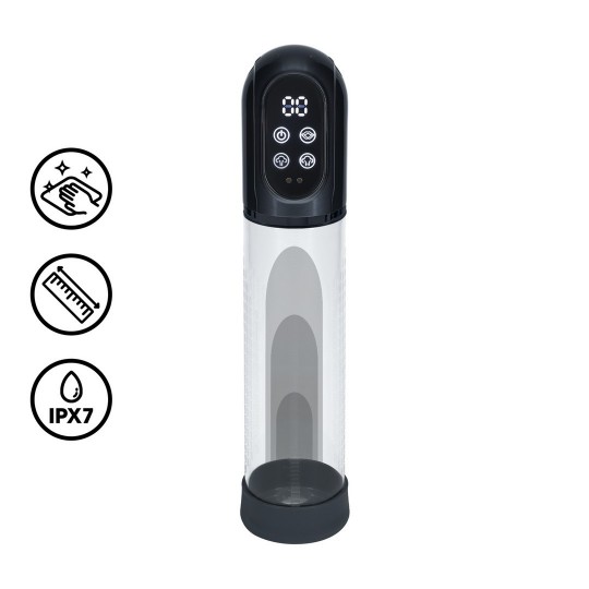 ENGAGE - AUTOMATIC WATERPROOF PENIS PUMP AND MASTURBATOR - GUN METAL