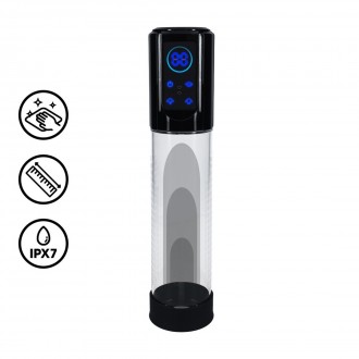 PUMPED MEGALIFT AUTOMATIC WATERPROOF PENIS PUMP BLACK
