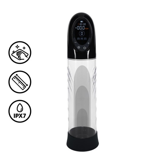 CYBERPULSE - AUTOMATIC WATERPROOF PENIS PUMP - BLACK