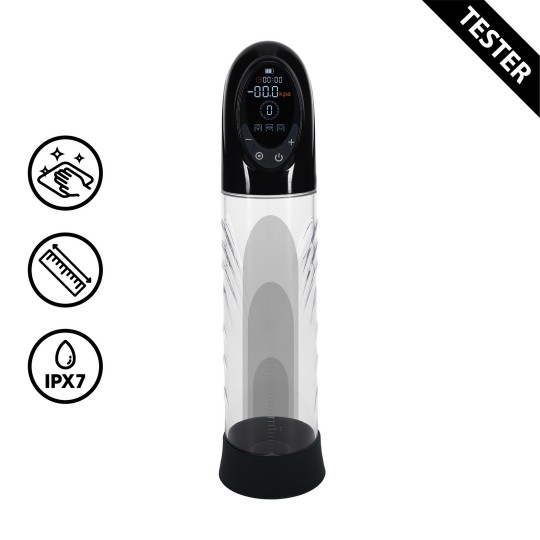 CYBERPULSE - AUTOMATIC WATERPROOF PENIS PUMP - BLACK - TESTER