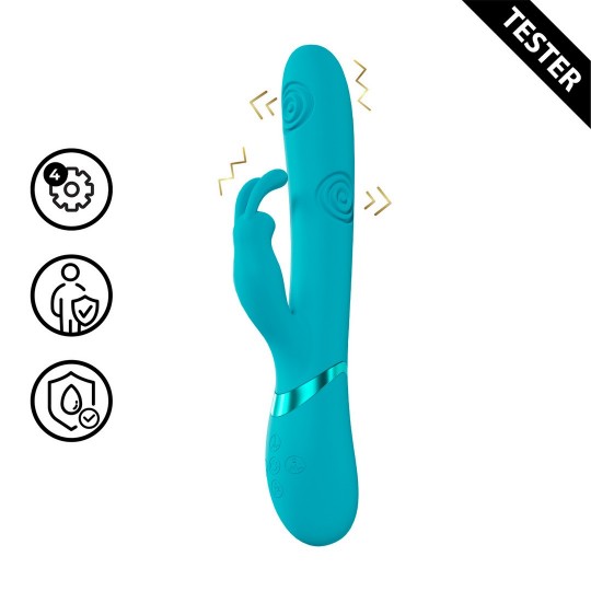 MIMI - G-SPOT VIBRATING AND TAPPING RABBIT - BLUE - TESTER