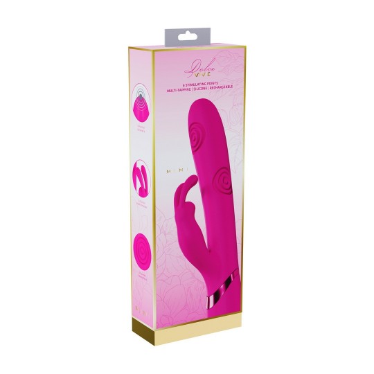 MIMI - G-SPOT VIBRATING AND TAPPING RABBIT - PINK