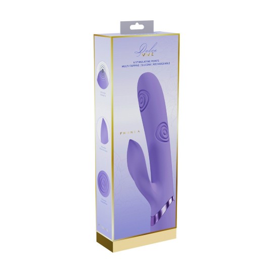 FRONDA - G-SPOT VIBRATING AND TAPPING LEAF CLITORAL STIMULATOR - LAVENDER