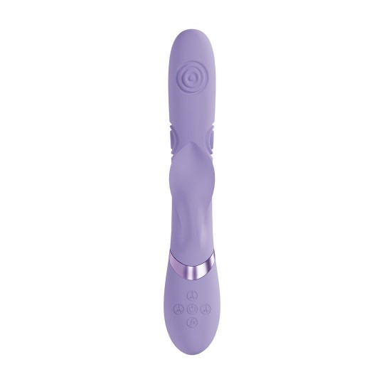 FRONDA - G-SPOT VIBRATING AND TAPPING LEAF CLITORAL STIMULATOR - LAVENDER