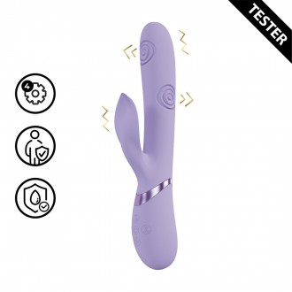 FRONDA - G-SPOT VIBRATING AND TAPPING LEAF CLITORAL STIMULATOR - LAVENDER - TESTER