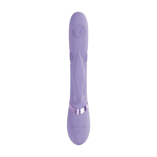 PALLINA - G-SPOT VIBRATING AND TAPPING BEADS CLITORAL STIMULATOR - LAVENDER