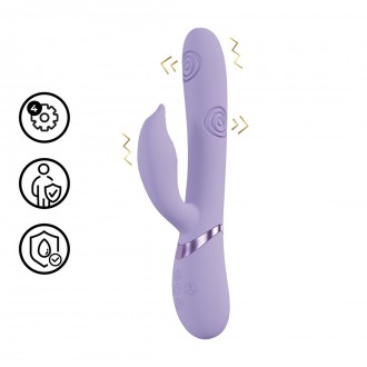 PALLINA - G-SPOT VIBRATING AND TAPPING BEADS CLITORAL STIMULATOR - LAVENDER