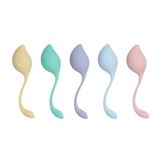 LOVELINE PELVIC STEM KEGEL KIT 5 PIECES MULTICOLOR