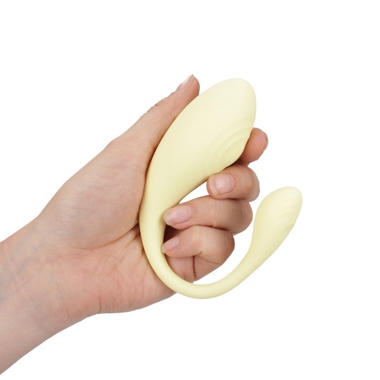 VIBRATING G-SPOT VIBE WITH REMOTE CONTROL - YELLOW