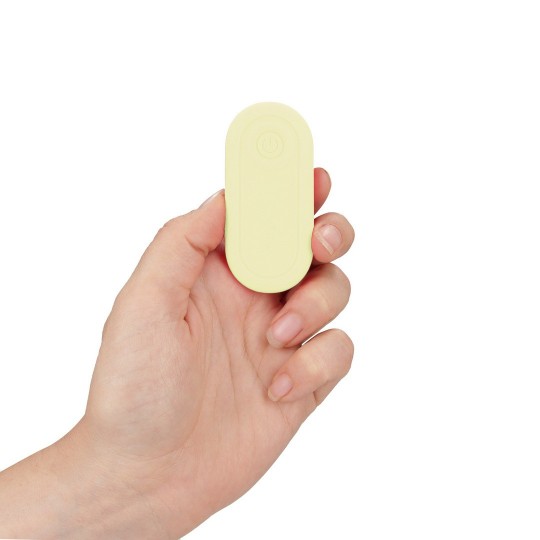 VIBRATING G-SPOT VIBE WITH REMOTE CONTROL - YELLOW