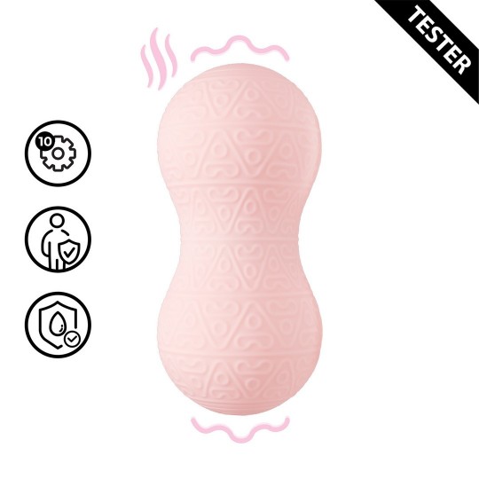 VIBRATING AND HEATING MASSAGER - PINK - TESTER