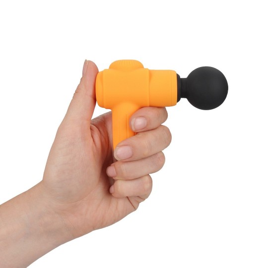 MINI RECHARGABLE MICROBOOST MASSAGER - ORANGE