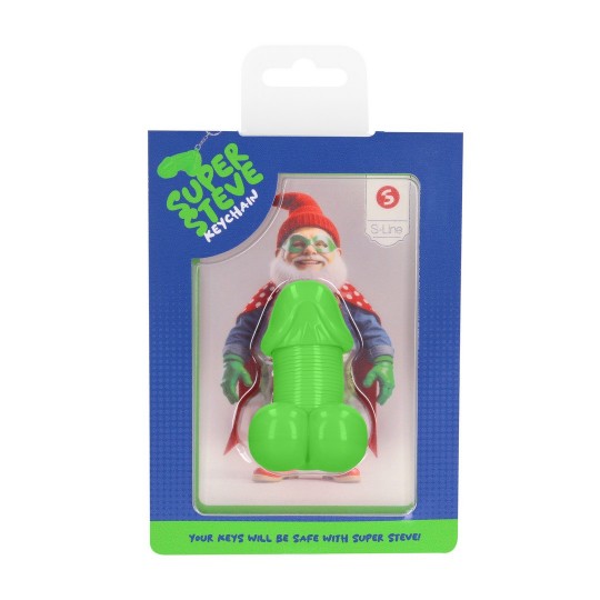 S-LINE SUPER STEVE KEYCHAIN GREEN