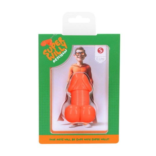 S-LINE SUPER WILLY KEYCHAIN ORANGE 