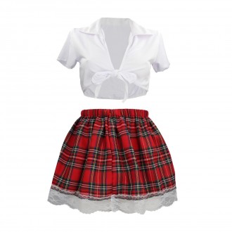 S-LINE SCHOOLGIRL COSTUME WHITE
