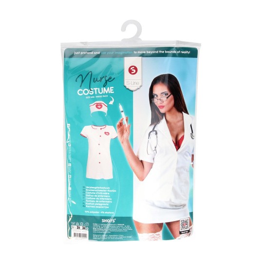 S-LINE NURSE COSTUME WHITE