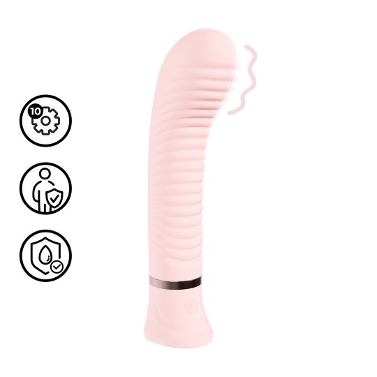 LOVELINE DIVINE RIBBED G-SPOT VIBE PINK 
