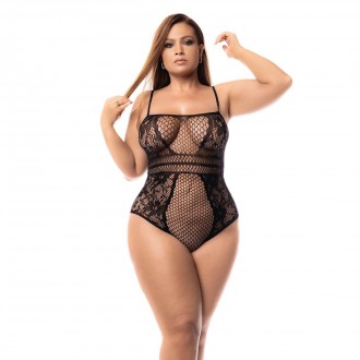 BODY DE RED - TALLA REINA - NEGRO