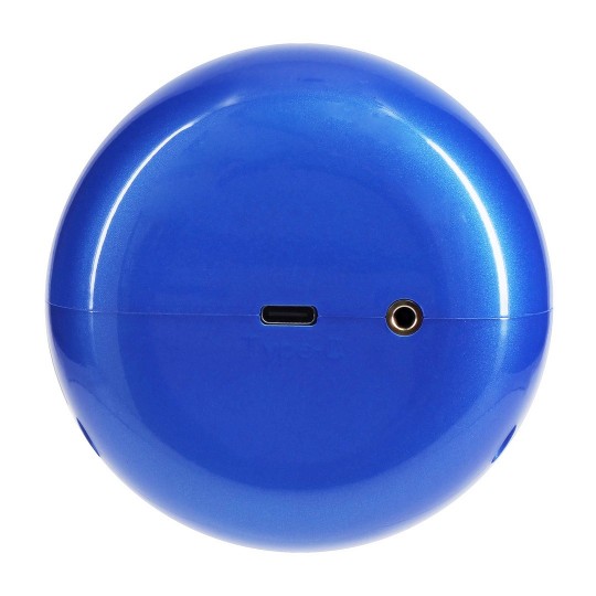 VORTEX - SUCTION ROTATION AND THRUSTING MASTURBATOR PUMP - METALLIC BLUE