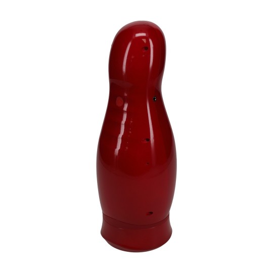PUMPED VIRTUO SUCTION AND VIBRATION MASTURBATOR PUMP WITH PHONE ATTACHMENT METALLIC RED