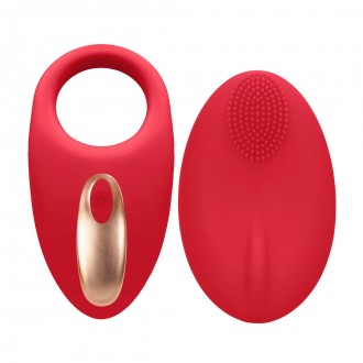 JUGUETE VIBRADOR DOBLE - POISE - ROJO