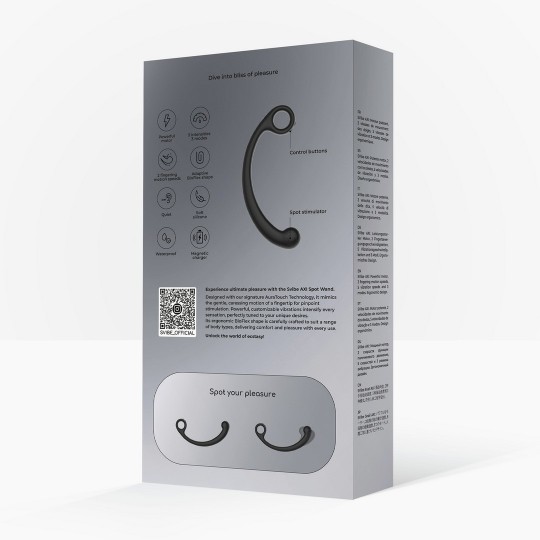 AXI - VARITA SPOT CON MOVIMIENTO DE DEDO - GRANITO NEGRO