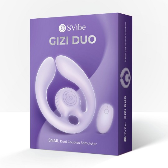 GIZI DUO - ESTIMULADOR DOBLE PARA PAREJAS - LILA